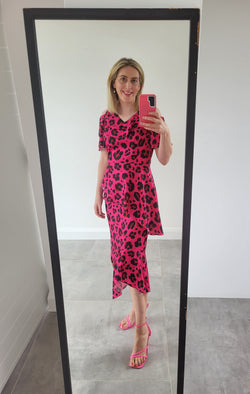 Mariella dress in leopard print