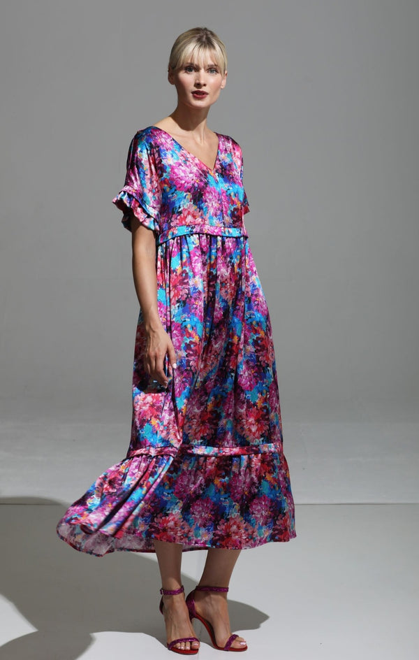 Fleur dress - exclusive collaboration with artist/designer Caroline Duffy